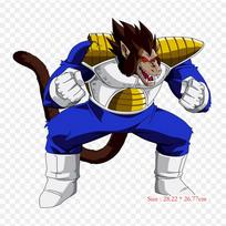 Pleistukai drabužiams, krepšiui, lygintuvu klijuojami šiluminiai lipdukai Oozaru Vegeta Vegeta Goku raštas, skalbiami, šilumos perdavimo blue