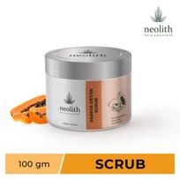 Neolith Papaya Detan veido ir kūno šveitiklis 100 g | Įdegio šalinimas, Gilus valymas, Atgaivinimas | Ekologiški, be parabenų ir SLS 100 GM oranžinė