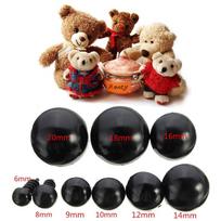 Unisex Dolls accessories safety eyes Creativ black plastic Handmade Gifts 10pcs bear/dolls/toy animal DIY 5-24mm 5mm
