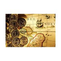 Vintage Decorative Map Decorative Hanging Picture Living Room Study Supplies Home Decoration Wall Decor 59*42cm