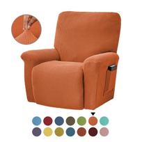 Polar Fleece Recliner sofos užvalkalas Svetainės Lazy Boy fotelio užvalkalai elastingi sofos sofos užvalkalai baldų apsauga 1 SEAT mėlyna