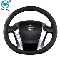 skirta Toyota Prius 30 20 Prius V Prius C Prius Prime Automobilio Vairo Dangtelis PU Oda Neslystantis Automobilio juoda
