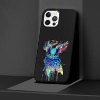 Telefono dėklas Apple Iphone 14 11 13 Pro Max 12 Mini Xr 7 8 +Se 2020 Xs 6 6s Plus Spalvingas Gyvūnas Šaunus Silikoninis Juodas Dėklas iPhone 14 Pro Max