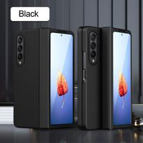 „Samsung Galaxy Z Fold 4 5g“ dėklo vyriai, visiškai apsaugantys ekraną, stiklinė plėvelė, kietas dangtelis, skirtas Samsung Z Fold 2 3 4 sulankstyti 4 lankstai For Samsung Z Fold 4 juoda