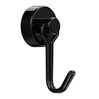 Magnetiniai kabliukai Stiprus neodimio magnetas Pasukamas kabliukas Sulankstomas pakabinamas kabliukas virtuvei, šaldytuvui, kepsninei, spintelės saugojimui 1PC black