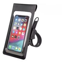 Universal Full Waterproof Cycling Bicycle Bike Handlebar 6.5in Mobile Phone Holder Mount Cell Phone Case Dry Bag gray