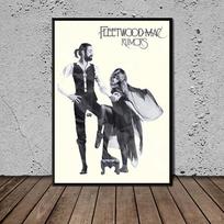 Gandai Fleetwood Mac Vinilas Drobės Tapyba Sienos Menas Spaudinys Plakatas Paveikslas Dekoratyvinis Svetainė Namų Dekoras 21*30cm