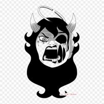 Cartoon Bendy And The Ink Machine Art Iron on Heat Transfer Printing Vinyl Patches Sticker for Clothes DIY Appliques Washable Patches gray