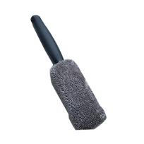 Car Wash Portable Microfiber Wheel Tire Rim Brush Car Wheel Wash Cleaning For Car With Plastic Handle Auto Washing Cleaner pilka