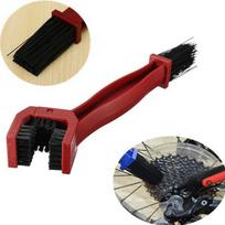 Universal Motorcycle Chain Cleaner Gear Maintenance Rim Care Cleaner Tire Cleaning Brush for Honda raudona