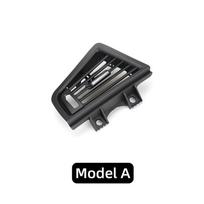 BMW F10 F11 automobilio priekinės kairės konsolės centrinis oro kondicionierius AC ventiliacijos grotelės BMW 5 serijai 520 525 528 530 535i Model A black