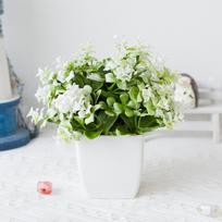 Floral Decor Artificial Bonsai Lively Plastic Beautiful balta