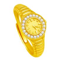 Vietnamo smėlio aukso laikrodžio laikrodžio laikrodžio poros tendencijų žiedas yellow