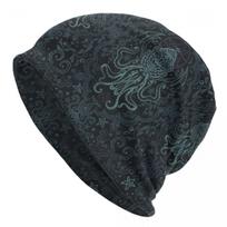 Cthulhu Mythos Lovecraft Skullies Beanies Caps Unisex Hip Hop Winter Warm Knitting Hat Adult Horror Movie Monster Bonnet Hats Beanies Hat brown