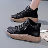 Moteriški sportbačiai 2023 m. Platformos laisvalaikio batai Vienspalviai moteriški aukštakulniai batai Oxford Sports Vulkanizuoti batai Rudens Zapatillas Mujer 40 balta