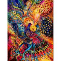 5D „pasidaryk pats“ viso kvadrato/apvalaus deimantinio paveikslo povo pora Abstrakčios mozaikos deimantų siuvinėjimas Gyvūnų gėlių sienų dekoras Full Round 20x30CM orange