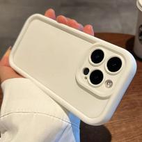 Prabangus minkštas skystas silikoninis telefono dėklas, skirtas iPhone 15 Pro Max 14 13 12 11 Pro Max 7 8 14 15 Plus XS X XR SE 2020 smūgiams atsparus dangtelis iPhone 15 Pro Max rožinė raudona spalva
