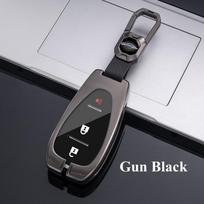For Chevrolet Malibu Blazer Traverse Seeker Onix Equino Volt Bolt Trax Orlando Cruze Spark Sonic Camaro Metal Zinc Car Key Case Cover pilka spalva