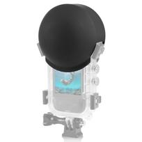 Insta360 X3 PULUZ Invisible Dive Case Lens Guard Silikoninis apsauginis dangtelis juoda