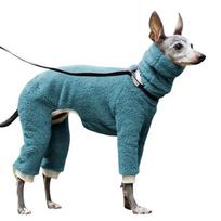 Mada Soild Kurtas Dobermano Kailis Naminių gyvūnėlių Žieminiai Fleece Vėžlio kaklo liemenė Striukė Vipetas Gree Dog Džemperis Šilti žieminiai drabužiai šuniui S mėlyna