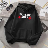 y2k future milf hoodies women harajuku Fleece 90s gothic Pullover female harajuku Hood Unisex 2XL
