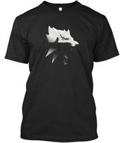 Witcher 3 Wild Hunt standartiniai unisex marškinėliai XXXXL black