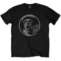 Elton John Portrait Goodbye Yellow Brick Road Unisex T-shirt XXXL gray