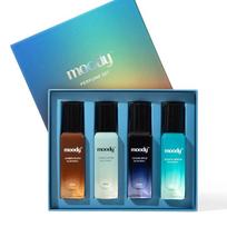 Moody Premium kvepalų dovanų rinkinys vyrams| Kombinuotas paketas 4x20 ml| Kvapas visai dienai | Ilgai išliekantis aromatas | Prabangi dovanų dėžutė jam | 4 vienetų pakuotė | Kelioninis dydis 20ML*4
