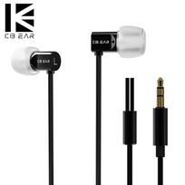 KBEAR Miego ausinės su mikrofono laidiniu valdymu Į ausis įdedamos ausinės Mikrodinaminės ritės ausinės 3.5mm without MIC juoda