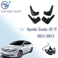 Stilių formuoti automobilio purvasaugiai, skirti Hyundai Sonata i45 YF 2011 2012 2013 m. black