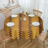 Gradientinė abstrakti apvali staltiesė vandeniui atspari stalo danga, skirta vestuvių vakarėliui dekoruoti valgomojo stalo dangą 4pcs 33x48 Table mat