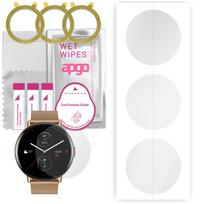 3x apgo Hidrogelio ekrano apsauga Amazfit Zepp E Circle Round Apvalus, Hidrogelio plėvelė, su pozicionavimo sluoksniu, lengvas montavimas
