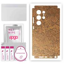 apgo Odos lipdukų plėvelės folijos vinilas, skirtas BACK+SHIDE suderinamiems su Samsung Galaxy S24 Ultra, atsparus įbrėžimams, lengvai montuojamas – Rusty Copper