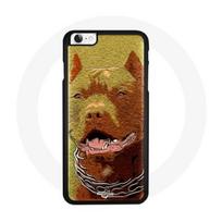 Coque iphone 5 Pitbull Marron