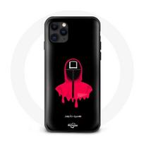 Case - maniacase - Iphone 12 mini - Black - Soft - Squid Game Square juoda