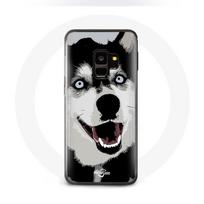 Coque pour Samsung Galaxy S9 Husky de Sibérie Yeux Bleus