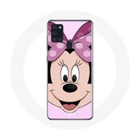 Coque Samsung Galaxy A21S Minnie Mouse Dessin animé rose
