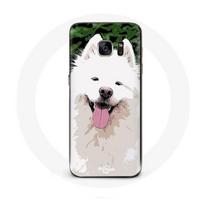 Case - Samsung - Galaxy S7 - Rigid - White - Samoyed balta