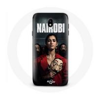 Coque pour Samsung Galaxy J7 2017 La casa de papel Nairobi Saison 4