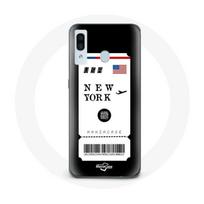 Coque pour Samsung Galaxy A30 Billet d'avion New York