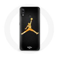Case - Huawei - P20 Lite Air - Yellow - Michael Jordan Logo - Flexible geltona