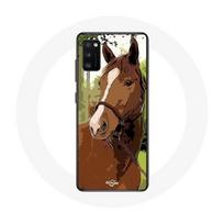 Coque pour Samsung Galaxy S20 plus Quarter Horse Marron Race de cheval