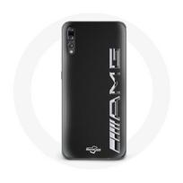 Coque pour Huawei P20 Pro Amg Logo Carbone Texture juoda