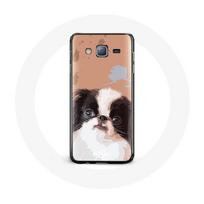 Coque pour Samsung Galaxy J5 Épagneul japonais Noir et Blanc Race de chiens