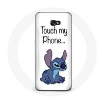 Coque pour Samsung Galaxy A8 2016 Lilo et Stitch mignon Fond blanc