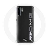 Coque pour Huawei P30 Pro Amg Logo Carbone Texture juoda
