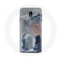 Coque pour Samsung Galaxy J5 2017 Fond de texture abstraite gris