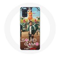Coque pour samsung galaxy A71 Squid Game Série joueurs soldats poupée
