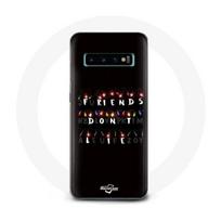 Coque pour Samsung Galaxy S10 Edge Stranger Things Affiche Friends Don't Lie Joyeux noël