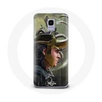 Coque pour Samsung Galaxy A6 2018 Loki Thor Ragnarok avec Casque Fanart Saison 1